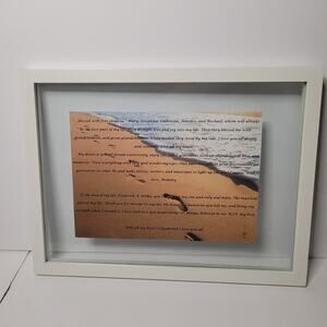 Beautiful Framed 'Footprints in the Sand' Poem Print